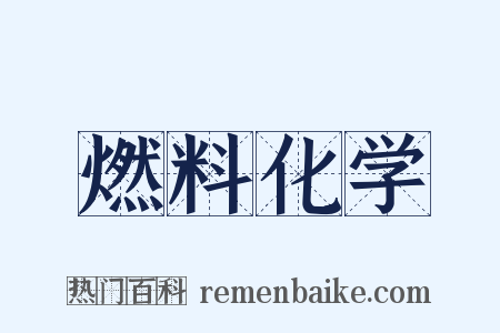 燃料化学是什么意思的图片